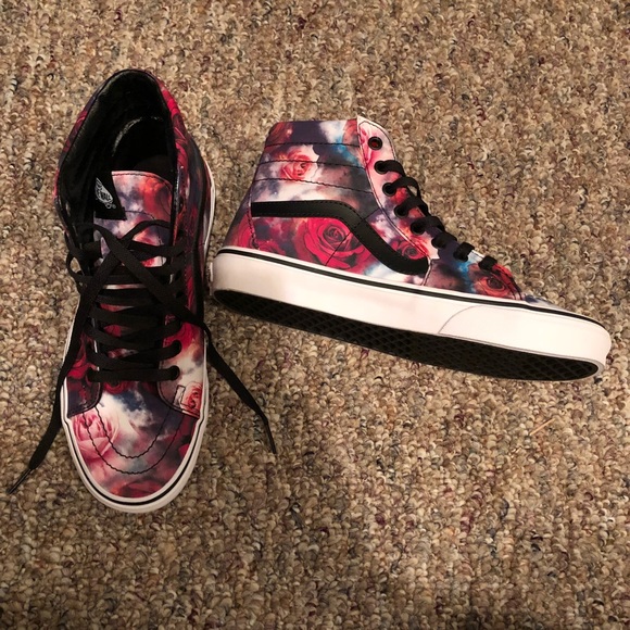 galaxy rose vans